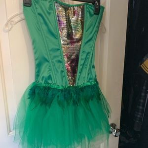 Tinkerbell fairy costume with bloomers.